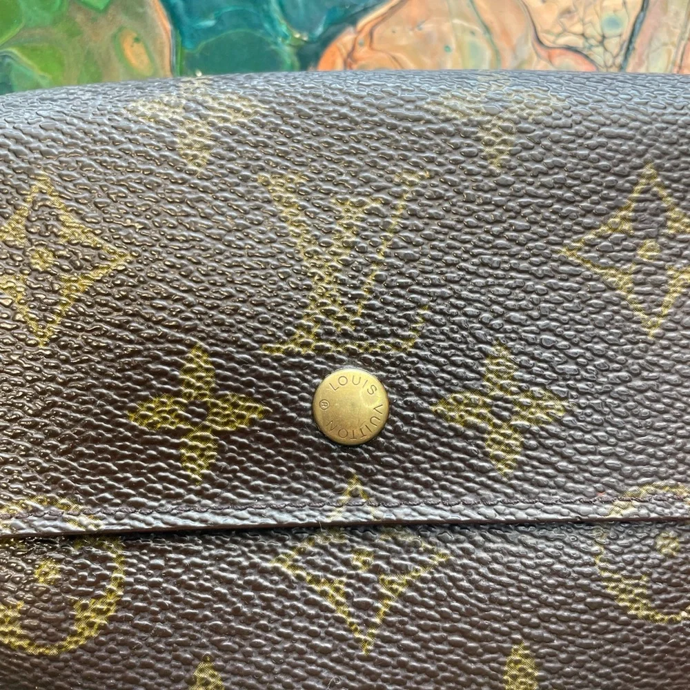 🤎LOUIS VUITTON🤎MONOGRAM🤎TRI-FOLD ELISE WALLET🤎 - Picture 7 of 10